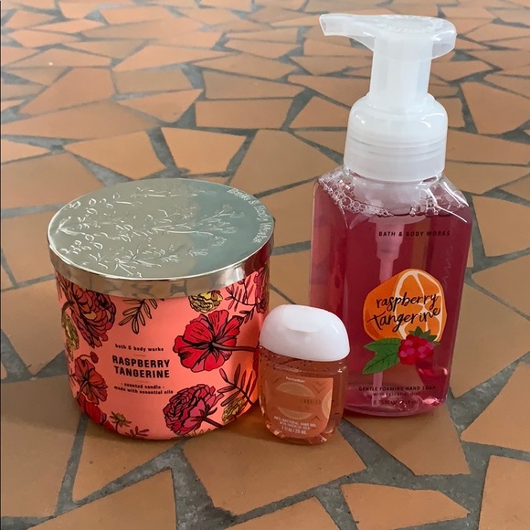 Bath & Body Works Other - NWT Bath and Body Works Raspberry Tangerine set